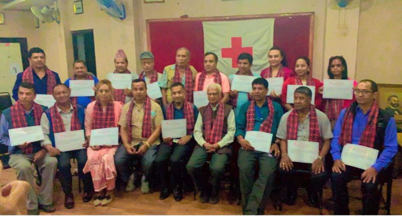  नेपाल रेडक्रस सोसाइटी काठमाडौं जिल्ला शाखाको सभापतिमा डोटेल निर्वाचित